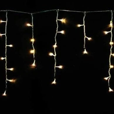 LED Luzes de gelo brancas quentes (20m)