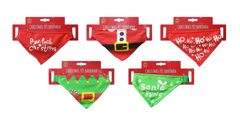 Natal Pet Bandana sortido