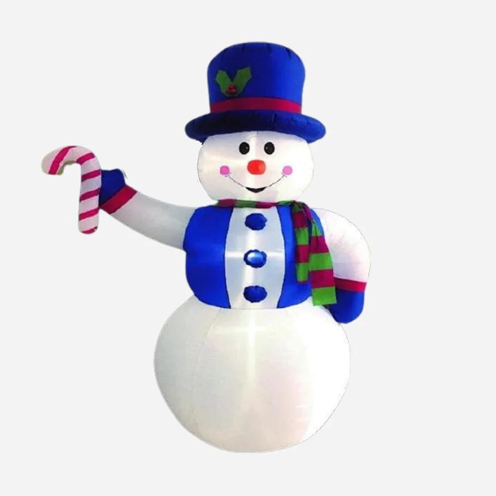 Boneco de neve inflável