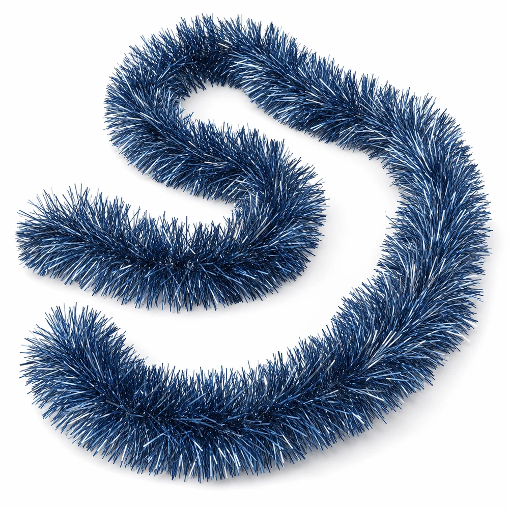 Festão de corte fino azul (3m)