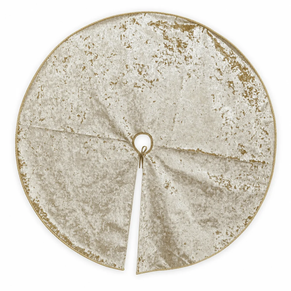 Saia de árvore trançada champanhe (120cm)