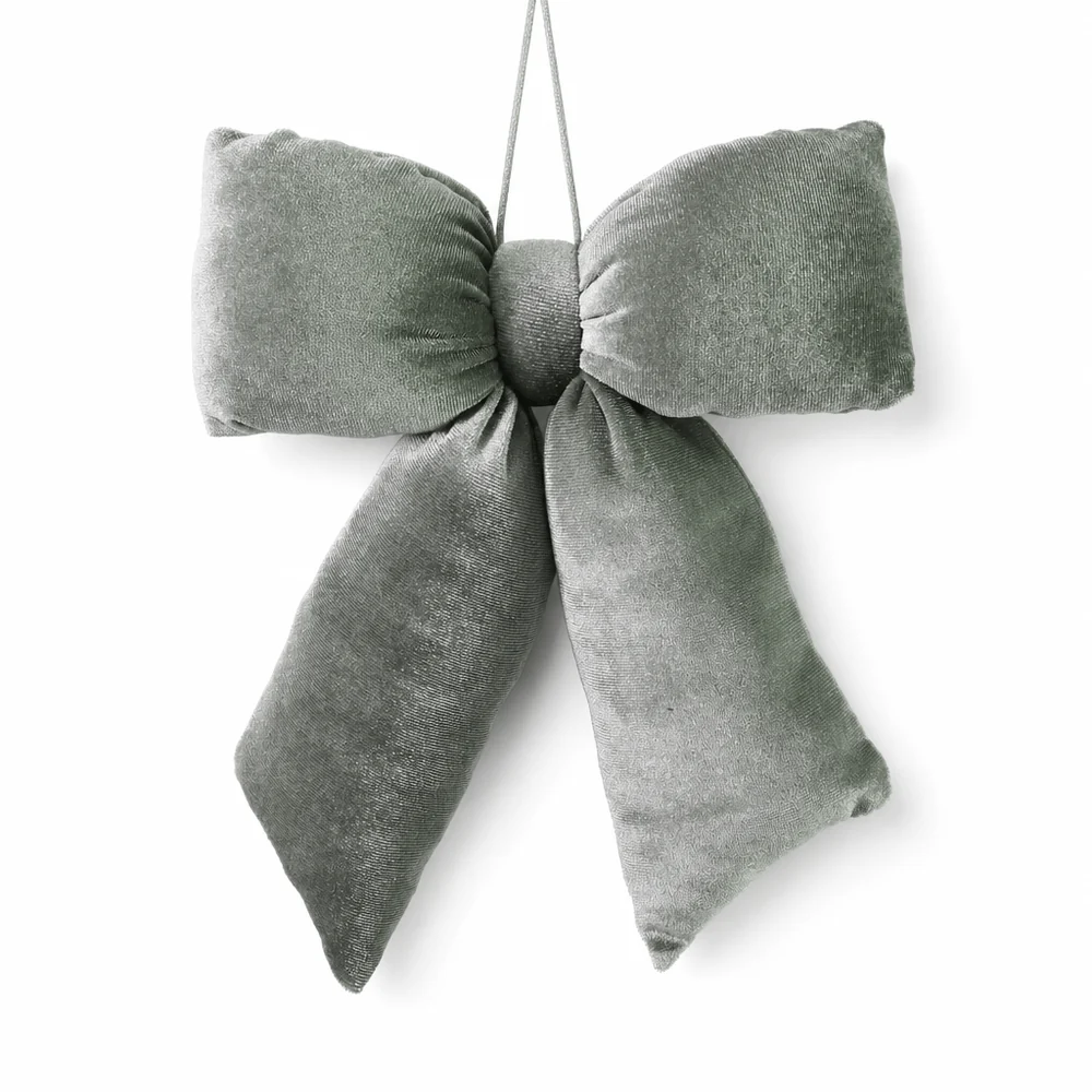 Verde-sálvia Fofo Laço (30cm)