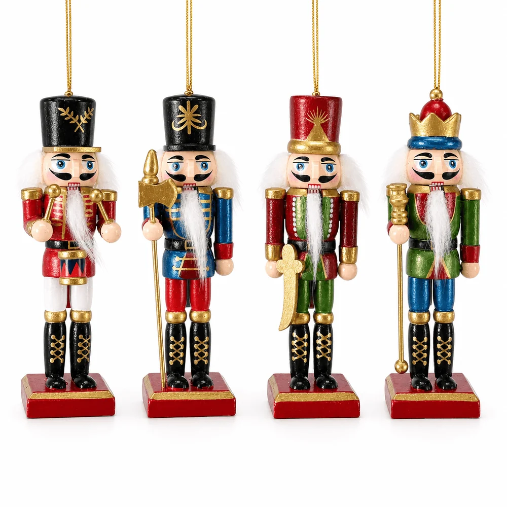 Ornamento Metálico de Quebra-Nozes (12.5cm)