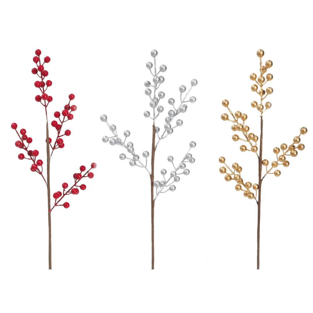 Ramo de frutas decorativas sortido (52cm)