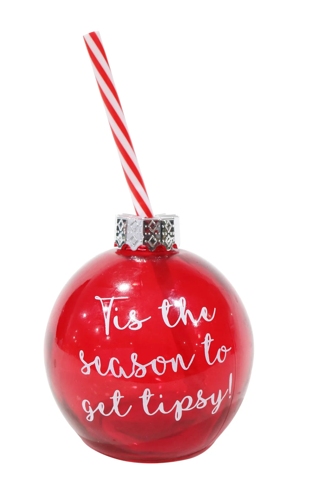Booze Bola de Natal com Palha 4 sortido