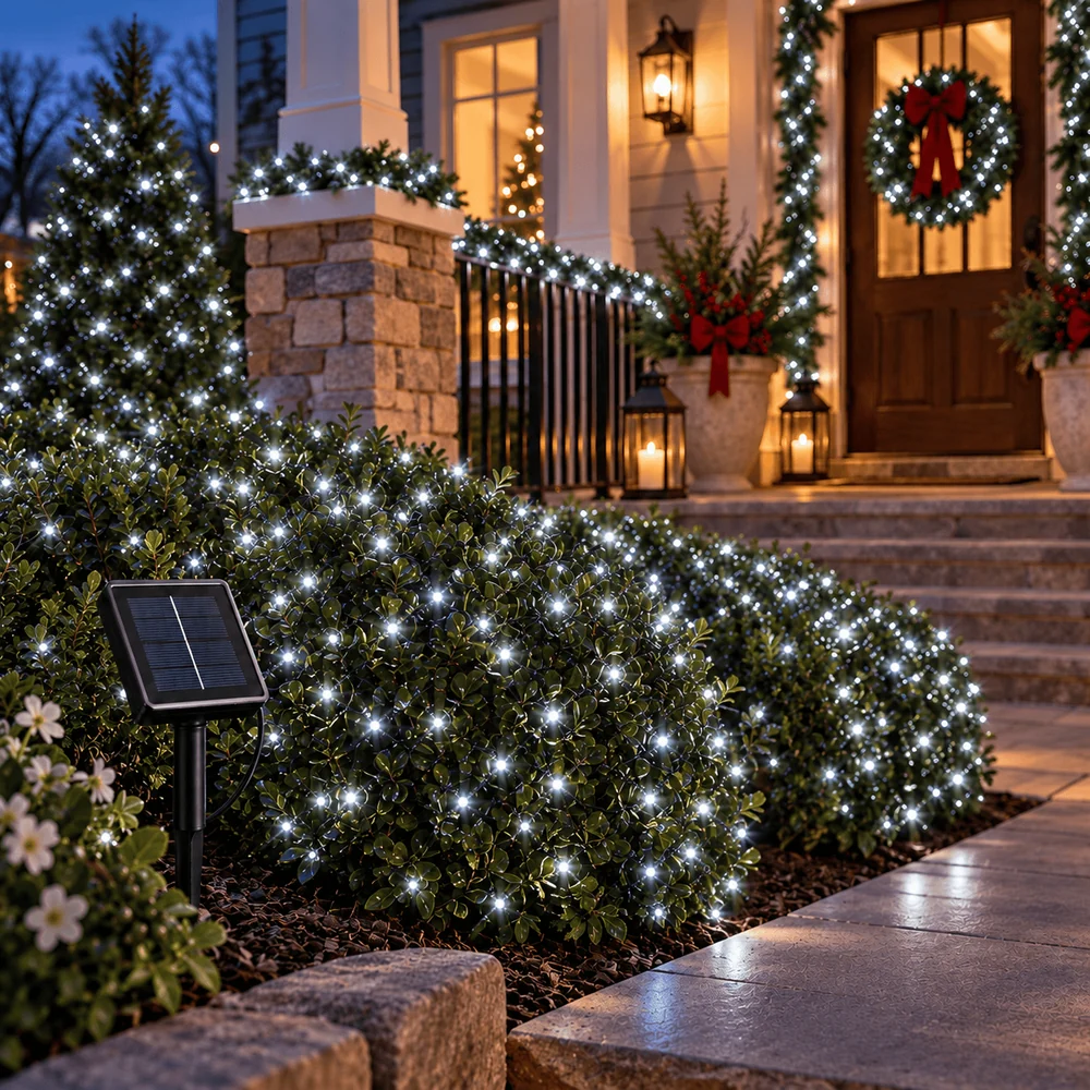 LED 200 luzes solares de fada branco frio (9.95m)