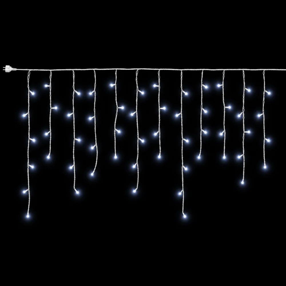 LED 800 Luzes Solares de cascata Branco Frio (11.9m)