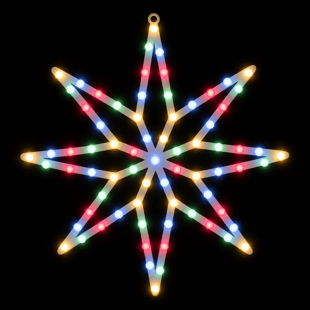 LED Fruta decorativa Globe Fancy Figura de estrela Multicolor