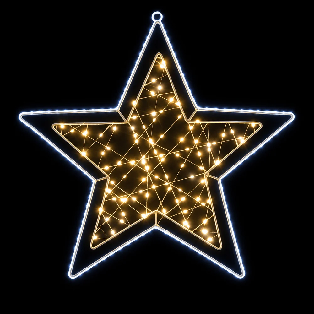 LED Motivo estrela gota de orvalho