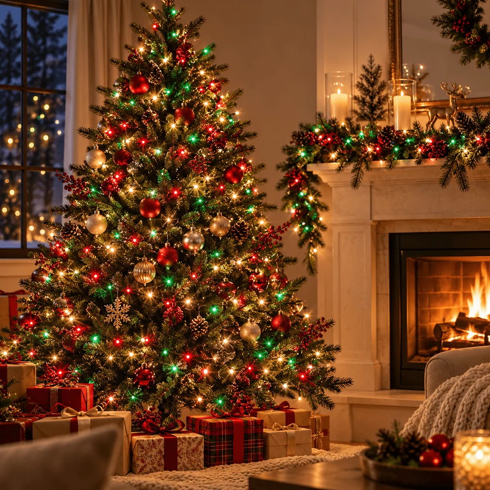 LED 400 cordões de luzes de Natal (40m)