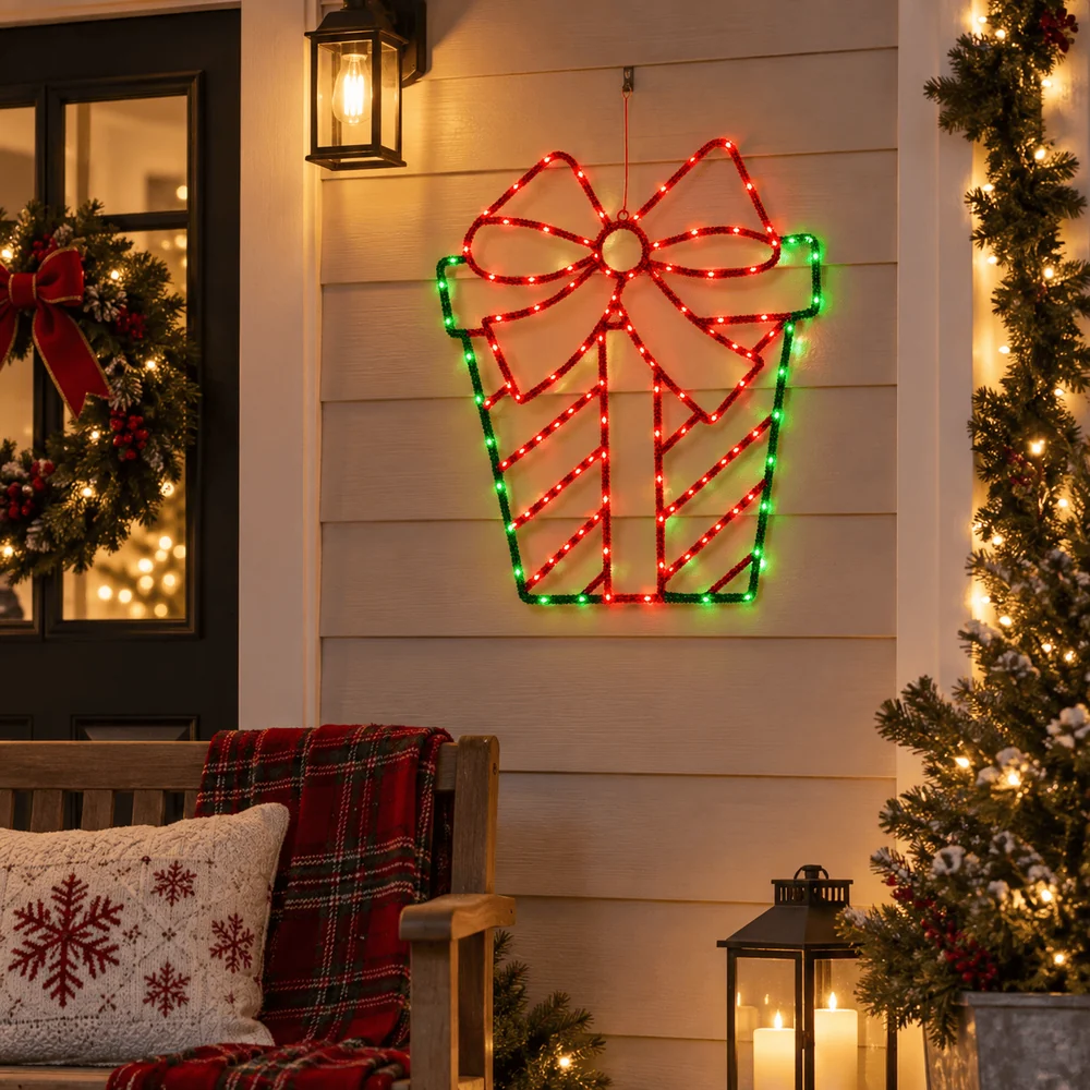 LED Motivo de presente de festão (50cm)