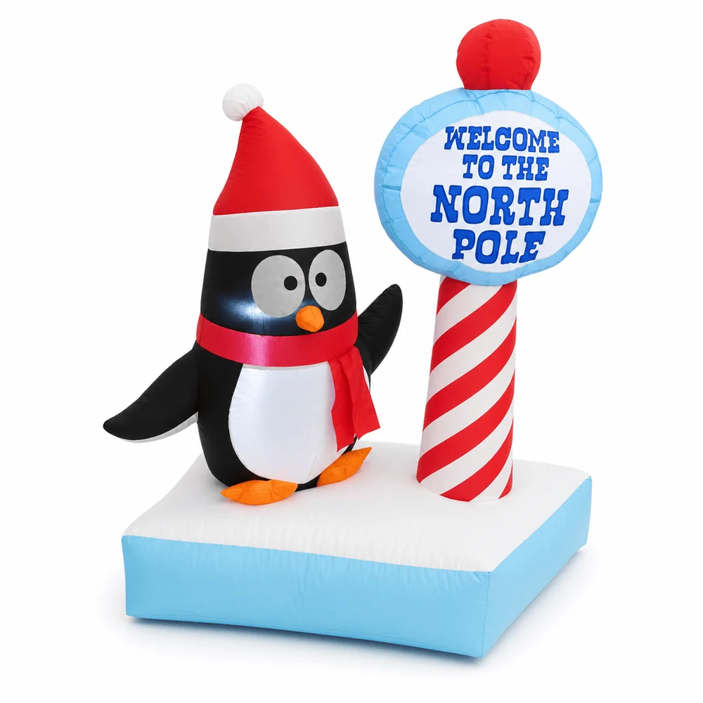 Pinguim inflável do Pólo Norte (125cm)