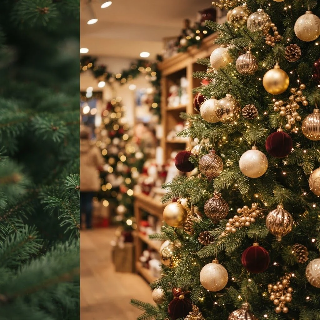 Como decorar uma árvore de Natal