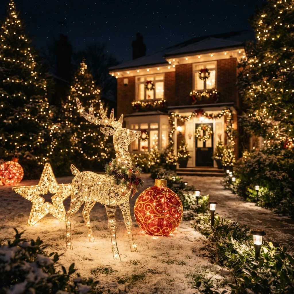 Decoração de Natal de grande porte