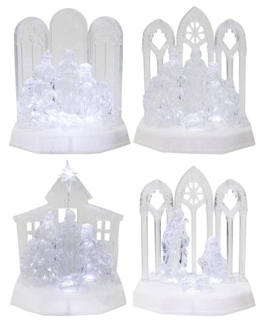 LED Presépio Musical Cristal 4 sortido
