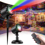 Motion Laser Vermelho-Verde-Azul com Controle Remoto