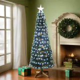 Árvore Slim de Fibra Óptica com LEDs Frios e Pontas Quentes (1.8m)