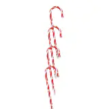 LED Estacas de bastão de doces de bateria com temporizador 4 unidades (58cm)