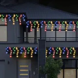 400 LED Luzes Solares Multicoloridas de cascata (7.9m)