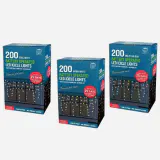 Bateria 200 LED Luzes do temporizador de gelo sortido