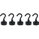 Ganchos magnéticos grandes para calha (5 unidades)