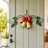 Metal Holly Bells Garden Decoração (108cm)