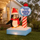 Pinguim inflável do Pólo Norte (125cm)