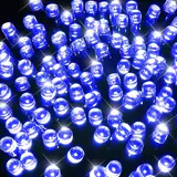 LED cordões de luzes azuis (60m)