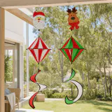 Cata-vento suspenso de Natal (90cm)