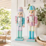 Quebra-nozes de lantejoulas pastel (22cm)