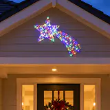 LED Motivo Estrela Cadente Multicor