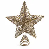 Topper de árvore estrela brilhante (30cm)
