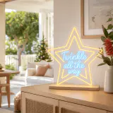 LED Neonflex Twinkle All The Way Estrela na base (60cm)