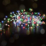 Luzes LED em cachos de microfio estrelado multicolorido (5m)