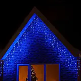 LED Luzes de cascata azuis (20m)
