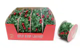 Guirlanda de Holly & Frutas decorativas (2.7m)