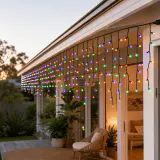LED 800 Luzes Solares de cascata Multicoloridas (11.9m)