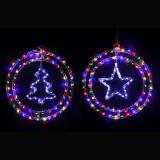 LED Motivo de anel de cristal com estrela