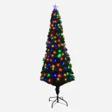 Árvore de Fibra Óptica Slim com LEDs Multicoloridos (1.8m)