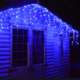LED Luzes de cascata azuis (10m)