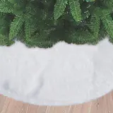 Saia de árvore de pelúcia branca (120cm)