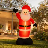 Papai Noel de pelúcia inflável (183cm)