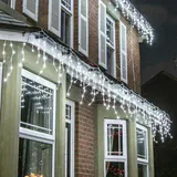 LED Luzes de cascata brancas (10m)