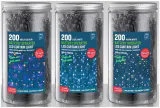 Bateria 200 LED Luzes de cortina em jarra com temporizador sortido