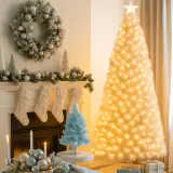 LED Árvore de Fibra Óptica de Pampas Creme 5ft (150cm)