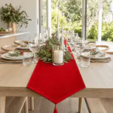Corredor de mesa flocado (180cm)