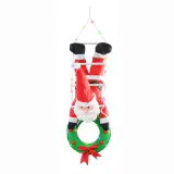 LED Bateria Nylon Pendurado Papai Noel sortido