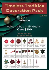 Pacote de decoração de tradição atemporal