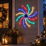 LED Impressionante motivo espiral piscante (56cm)