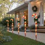 LED Luzes de caminho de bastão de doces 5 unidades